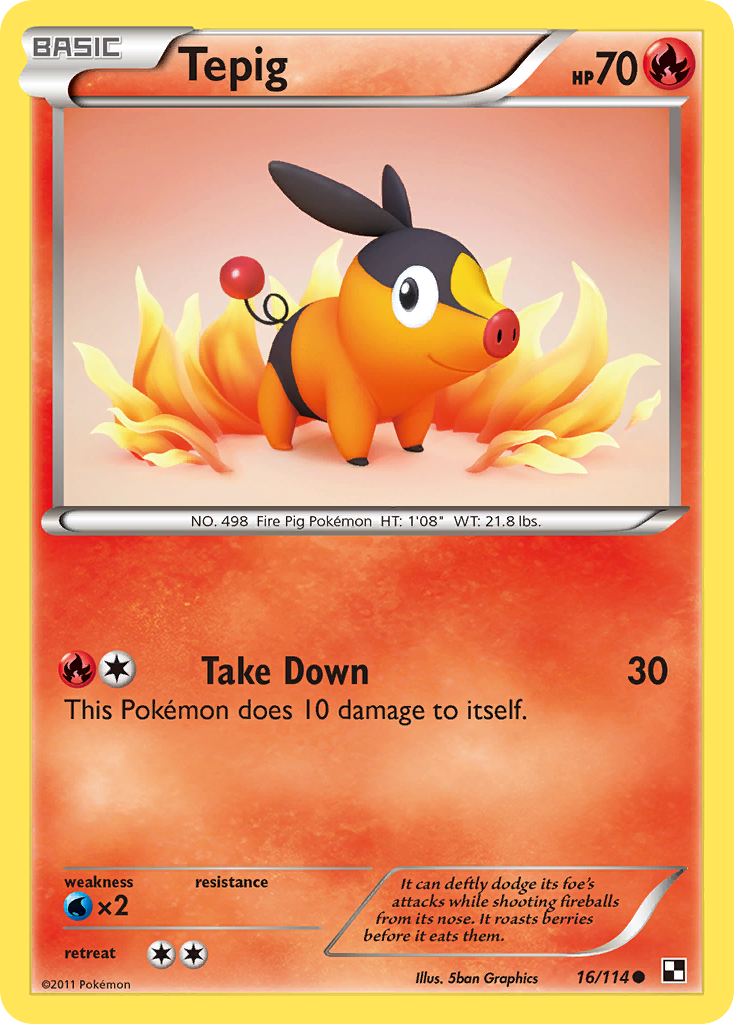 Tepig [BW1-16]