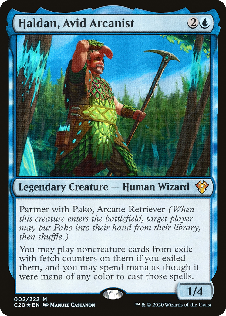 Haldan, Avid Arcanist [C20-2]