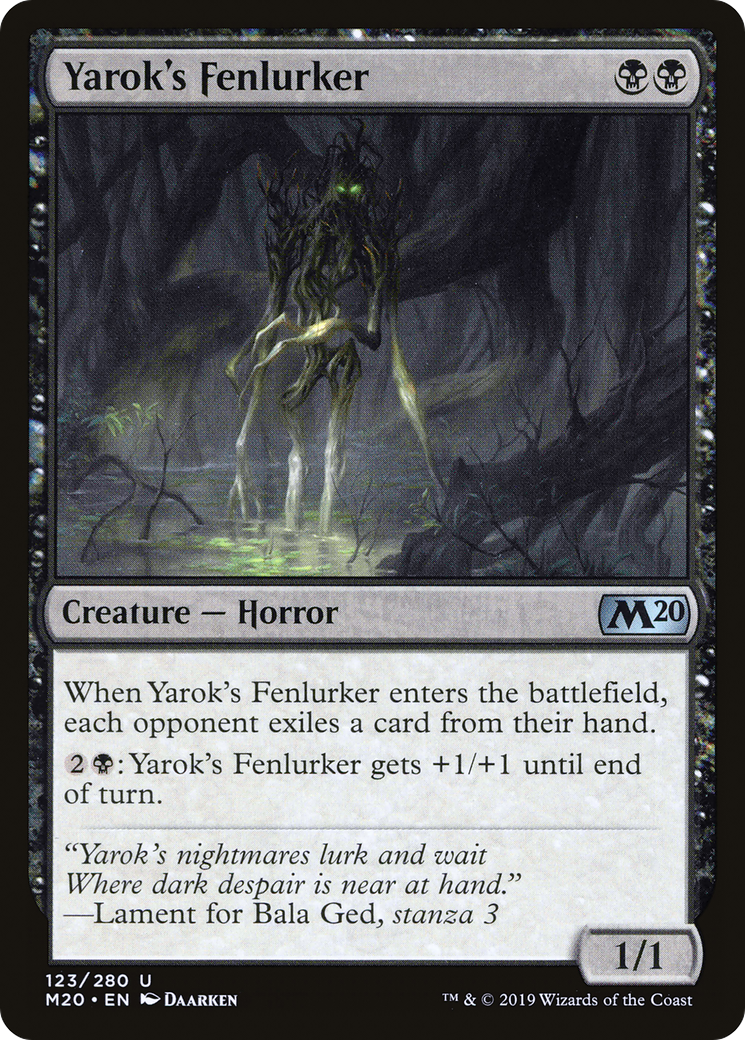 Yarok's Fenlurker [M20-123]