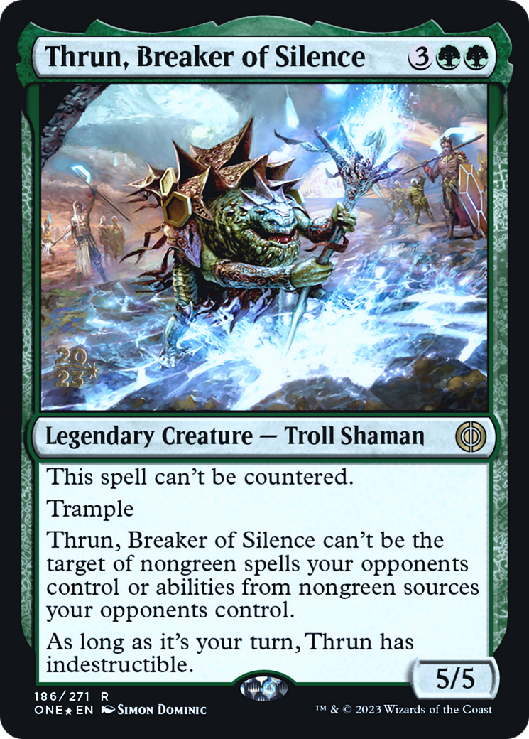 Thrun, Breaker of Silence - Prerelease Promo [PONE-186s]