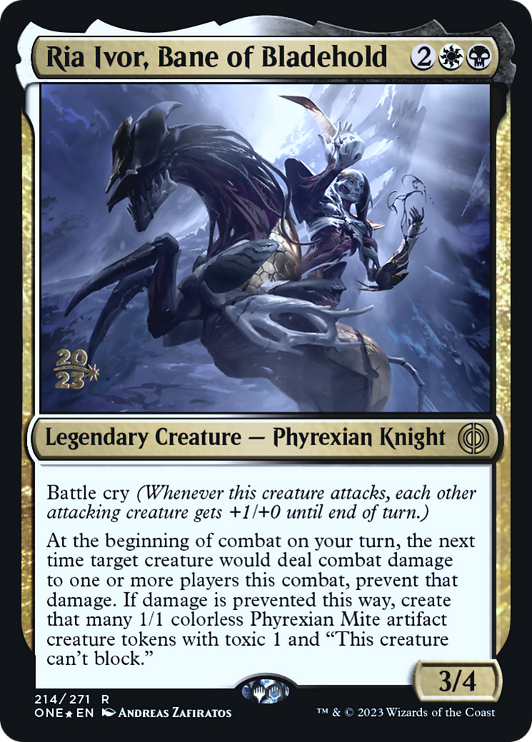 Ria Ivor, Bane of Bladehold - Prerelease Promo [PONE-214s]