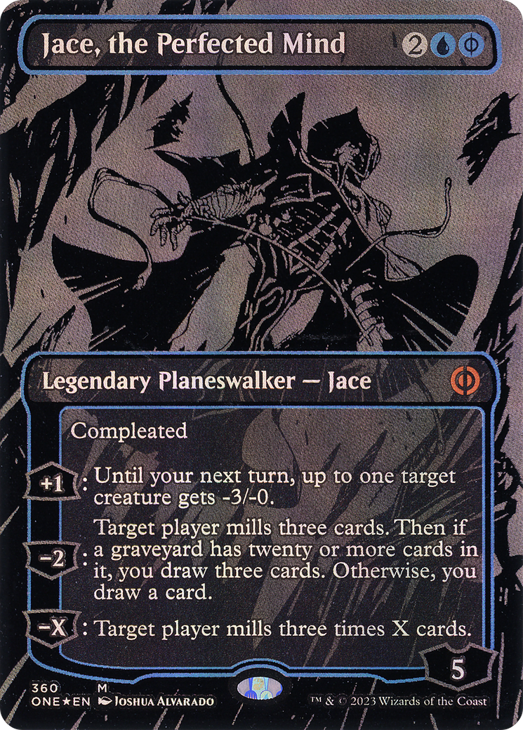 Jace, the Perfected Mind - Borderless - Oil Slick [ONE-360]