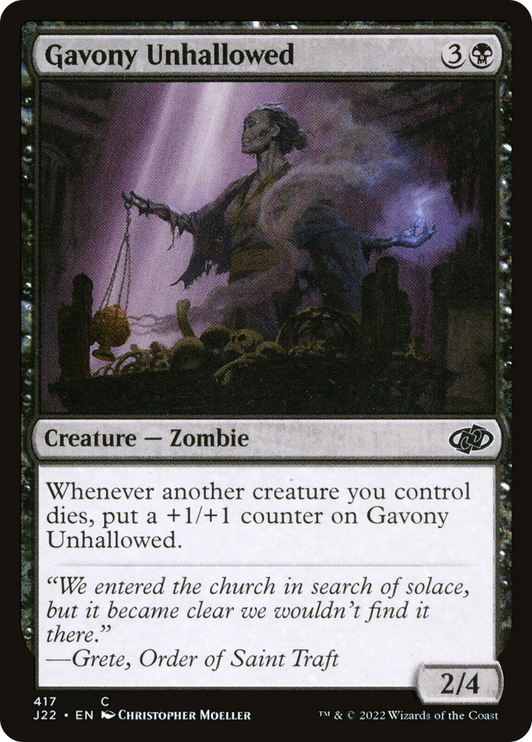 Gavony Unhallowed [J22-417]