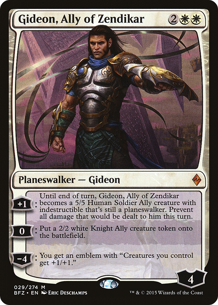 Gideon, Ally of Zendikar [BFZ-29]