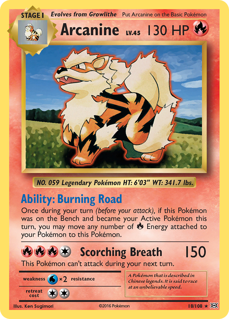 Arcanine [XY12-18]