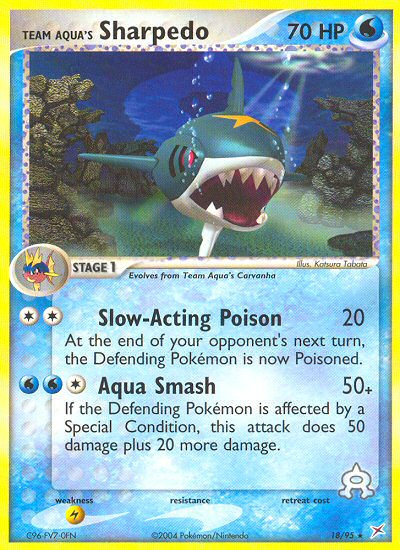 Team Aqua's Sharpedo [EX4-18]