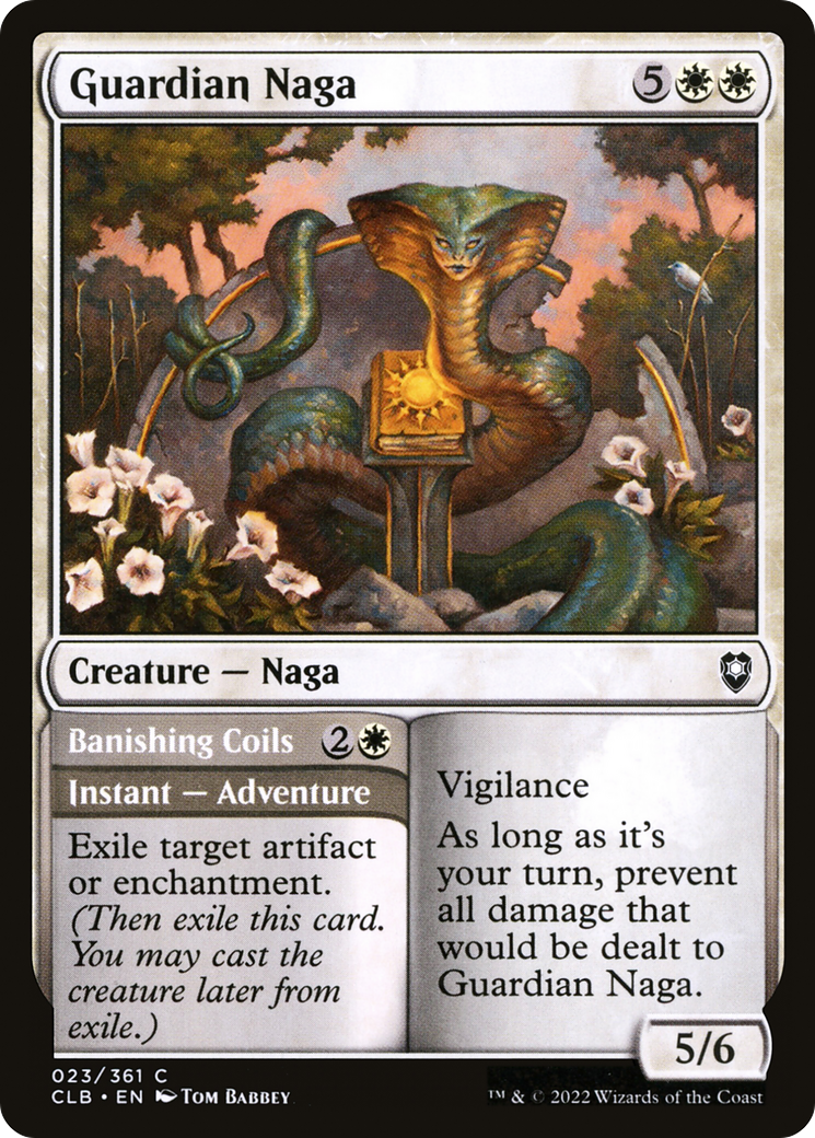 Guardian Naga // Banishing Coils [CLB-23]