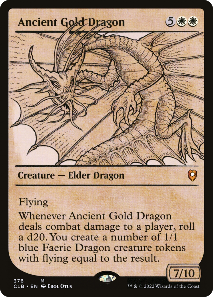 Ancient Gold Dragon - Showcase [CLB-376]