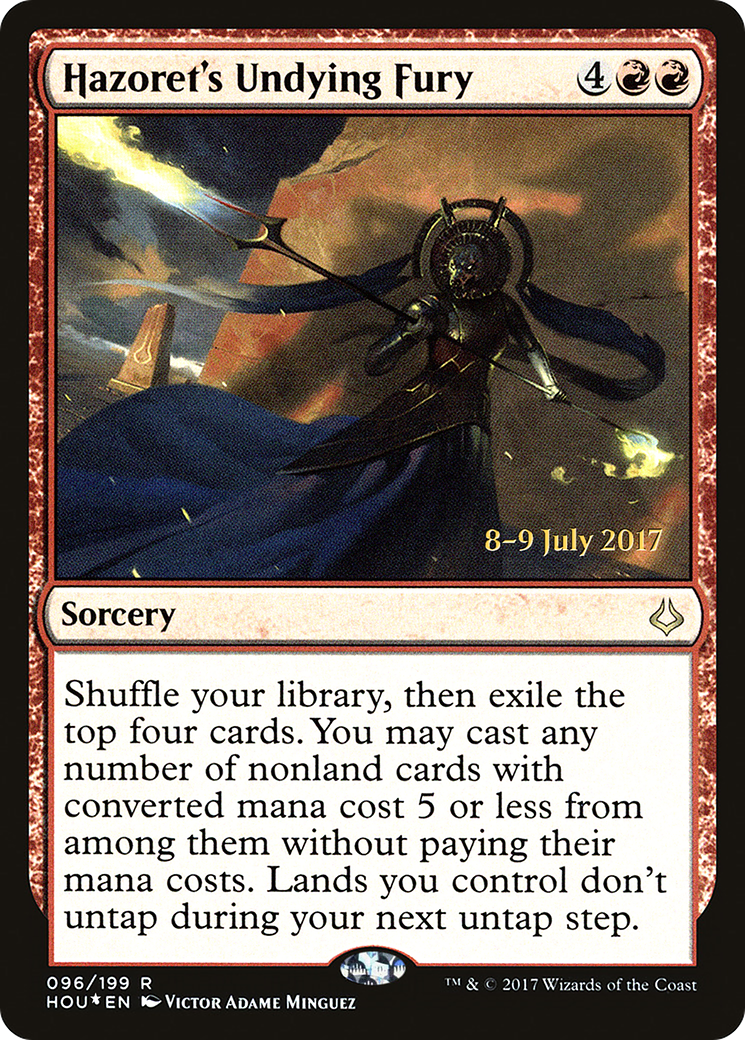 Hazoret's Undying Fury - Prerelease Promo [PHOU-96s]