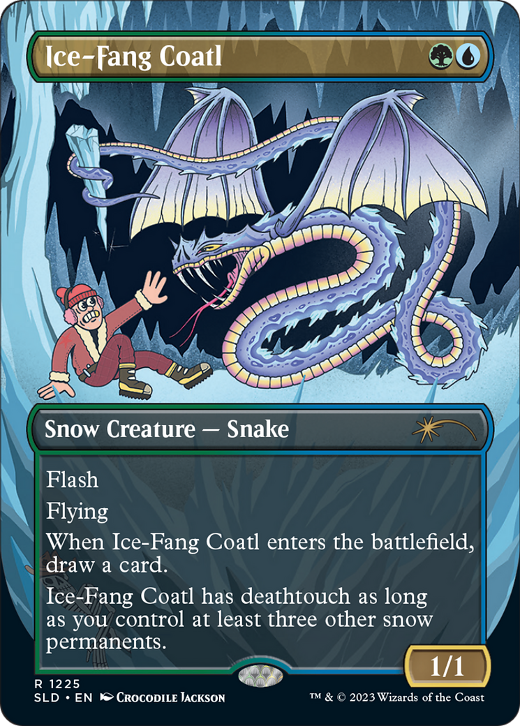 Ice-Fang Coatl - Borderless - Full Art [SLD-1225]