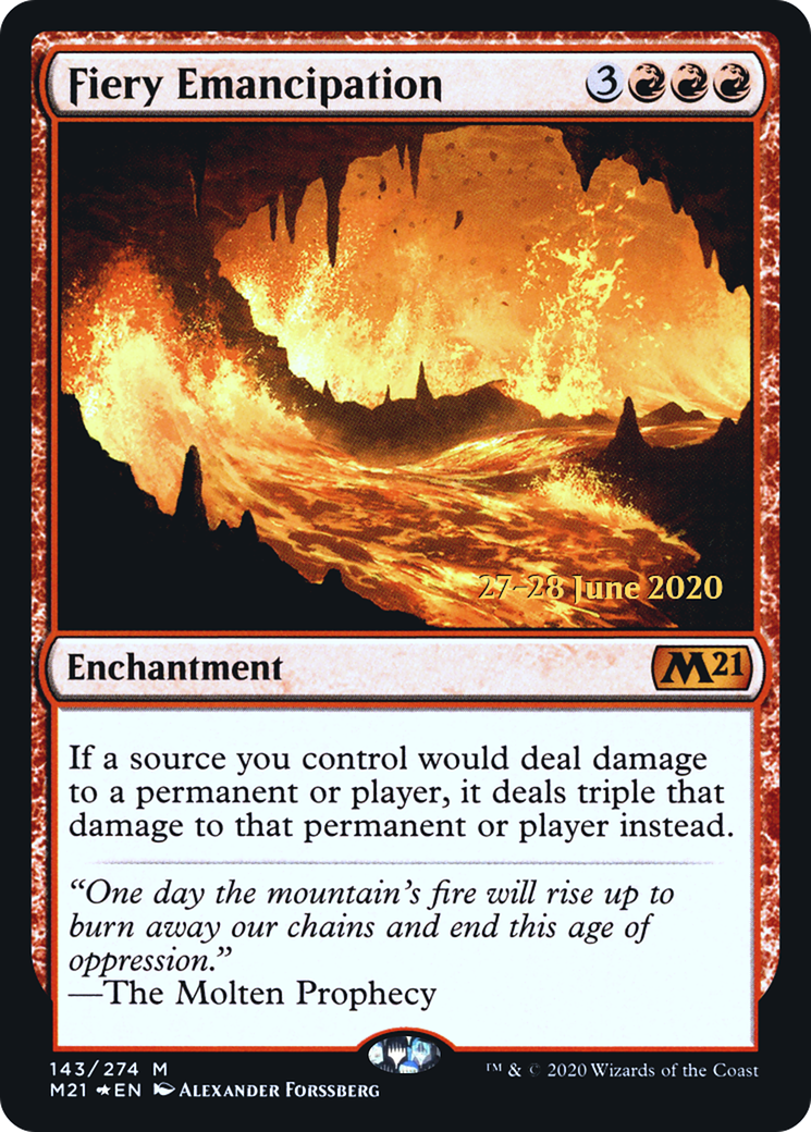 Fiery Emancipation - Prerelease Promo [PM21-143s]