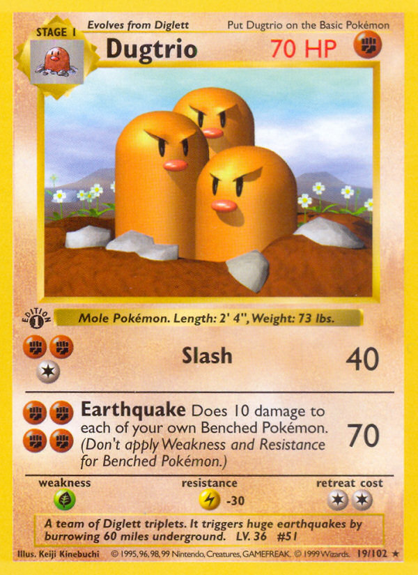 Dugtrio [BASE1-19]