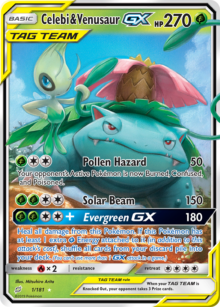 Celebi & Venusaur-GX [SM9-1]