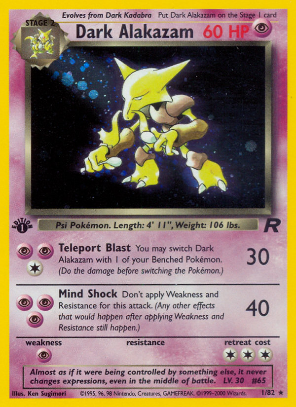 Dark Alakazam [BASE5-1]