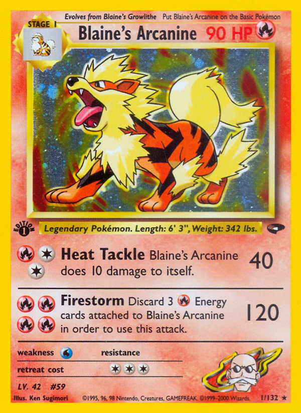 Blaine's Arcanine [GYM2-1]