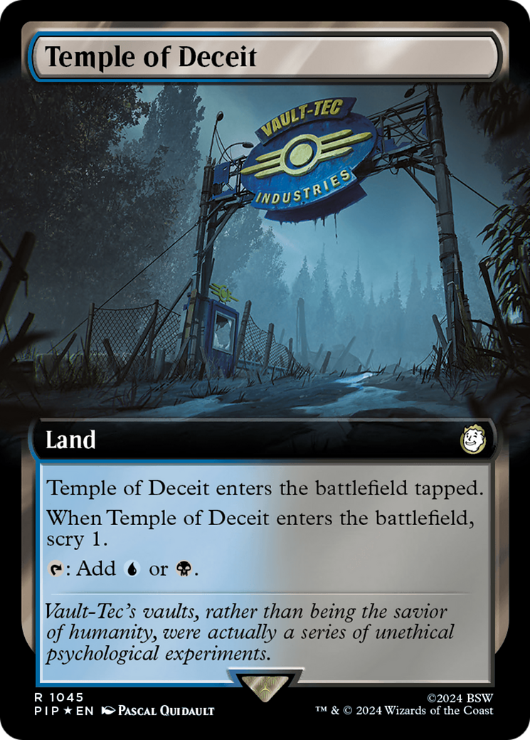 Temple of Deceit - Extended Art - Surge Foil [PIP-1045]