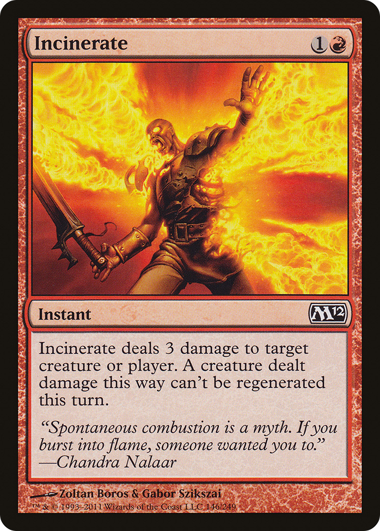 Incinerate [M12-146]