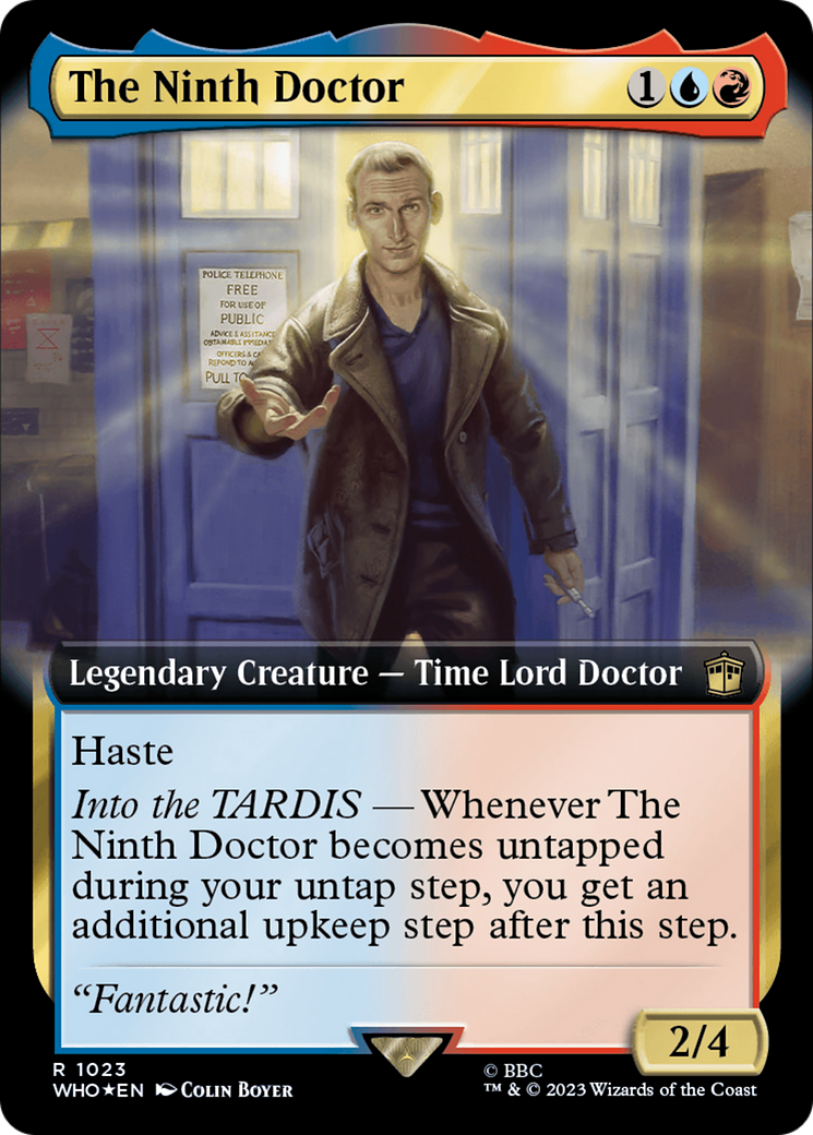 The Ninth Doctor - Extended Art - Surge Foil [WHO-1023]