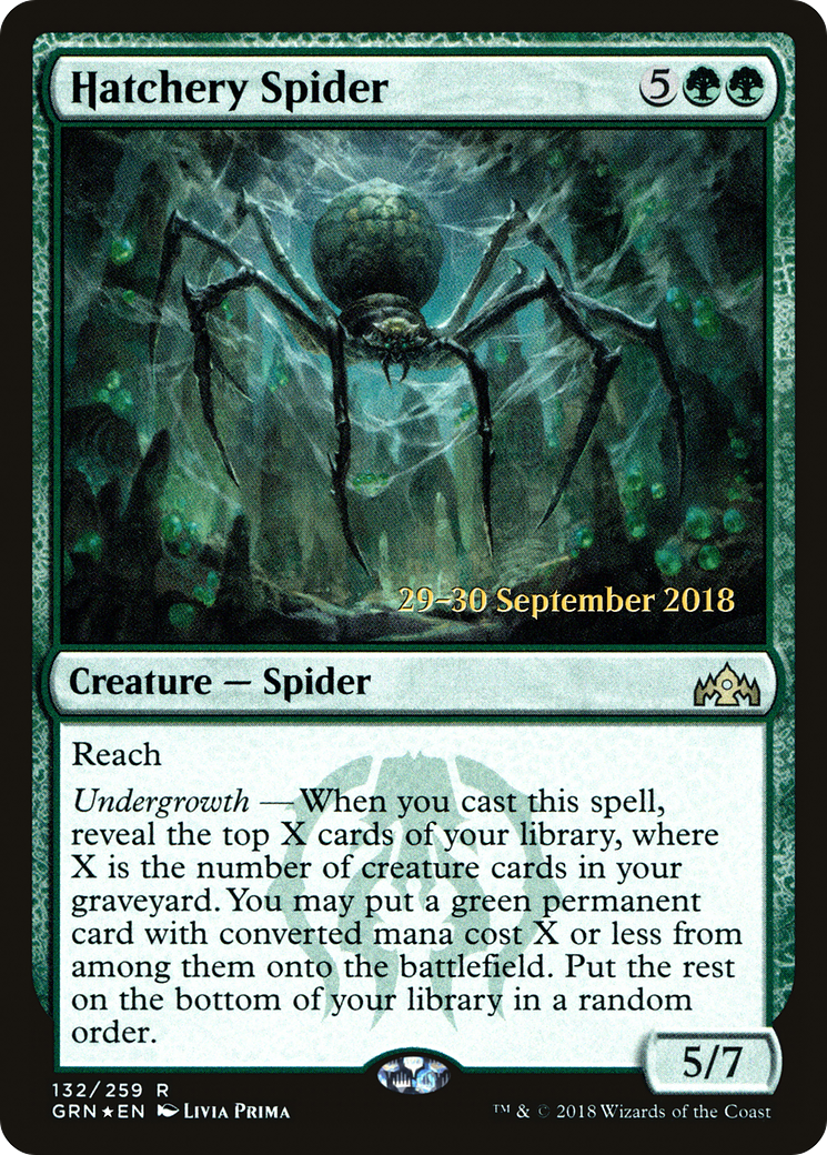 Hatchery Spider - Prerelease Promo [PGRN-132s]