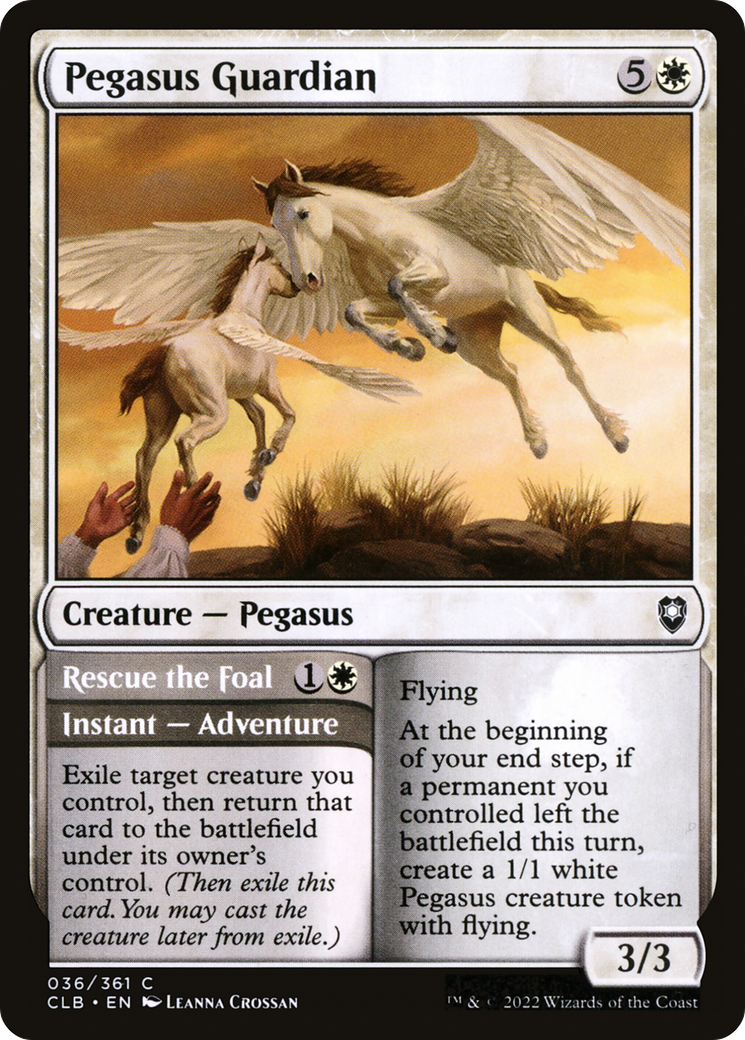 Pegasus Guardian // Rescue the Foal [CLB-36]