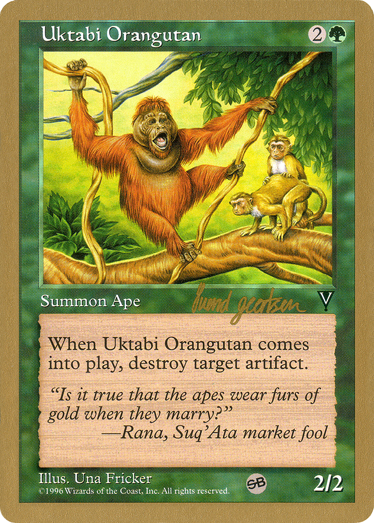 Uktabi Orangutan [WC97-sg123sb]