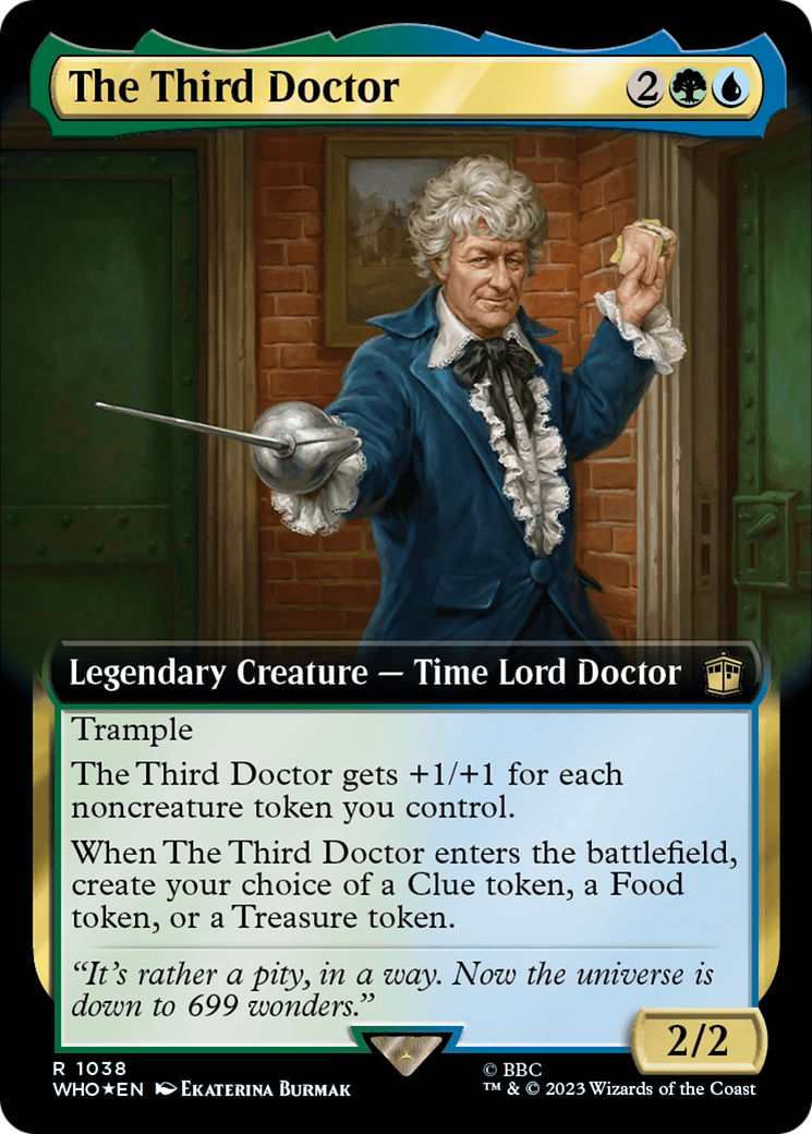 The Third Doctor - Extended Art - Surge Foil [WHO-1038]