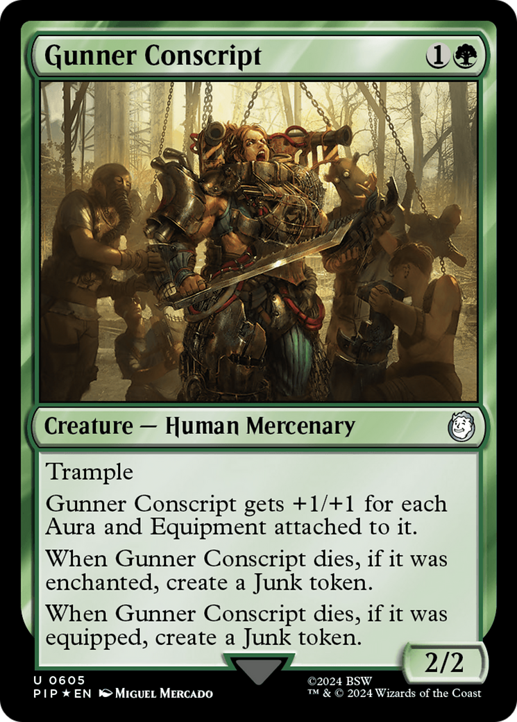 Gunner Conscript - Surge Foil [PIP-605]