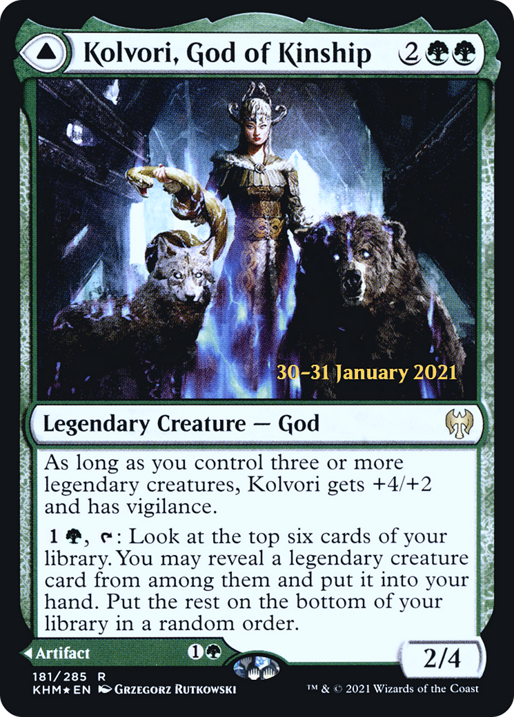 Kolvori, God of Kinship // The Ringhart Crest - Prerelease Promo [PKHM-181s]