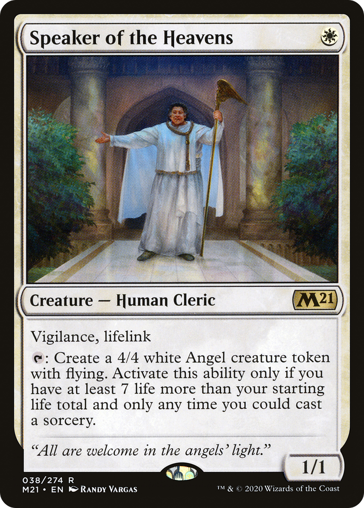 Speaker of the Heavens [M21-38]