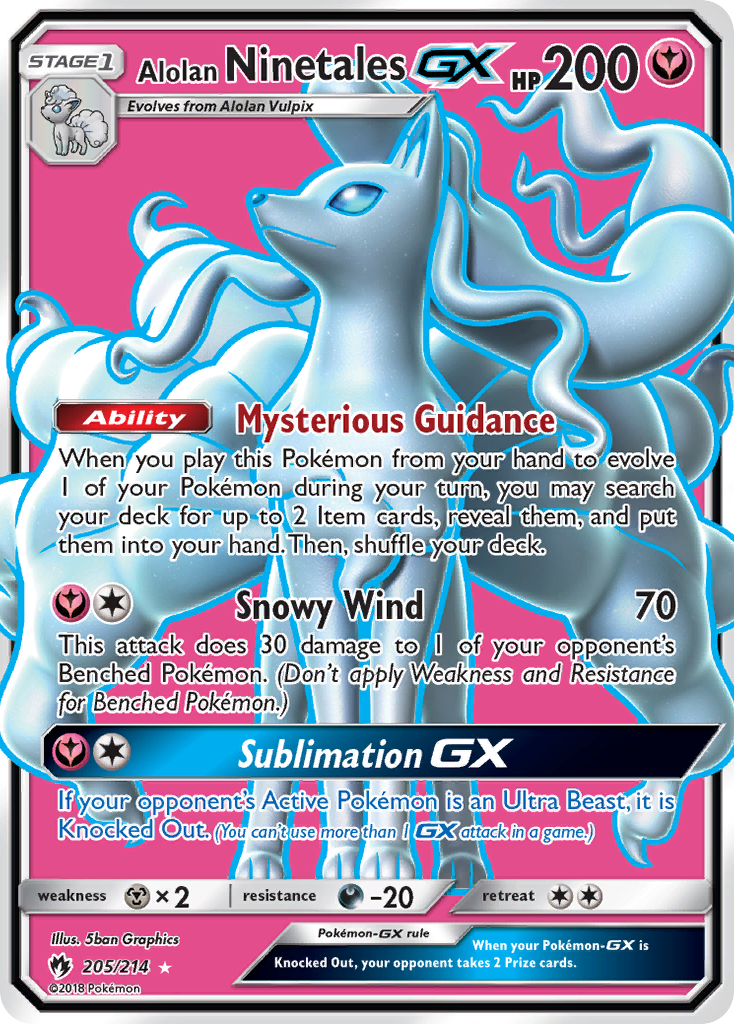 Alolan Ninetales-GX [SM8-205]