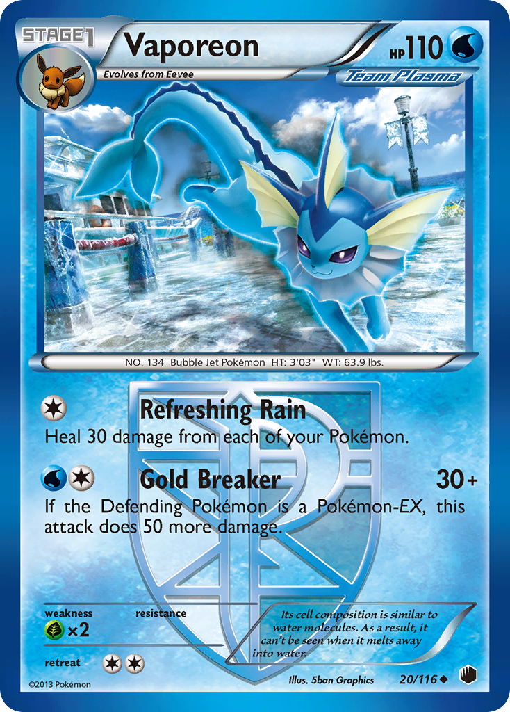 Vaporeon [BW9-20]