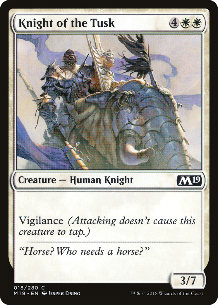 Knight of the Tusk [M19-18]