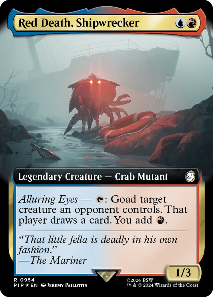 Red Death, Shipwrecker - Extended Art - Surge Foil [PIP-954]