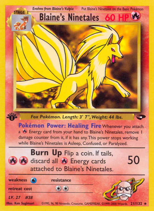 Blaine's Ninetales [GYM2-21]