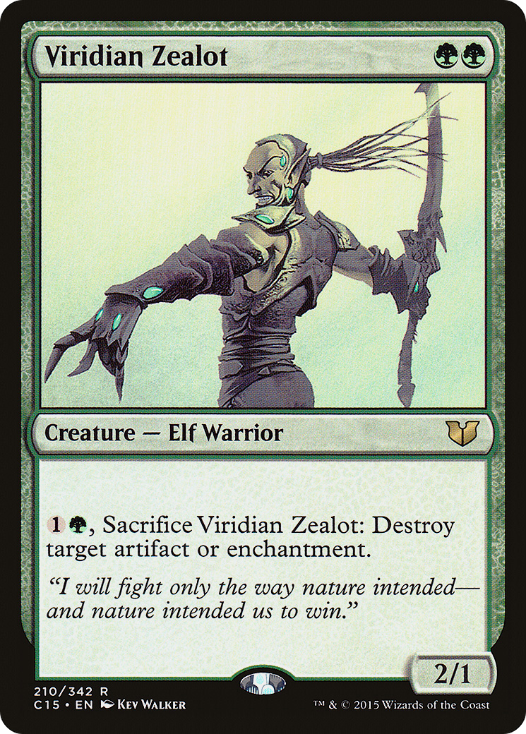 Viridian Zealot [C15-210]