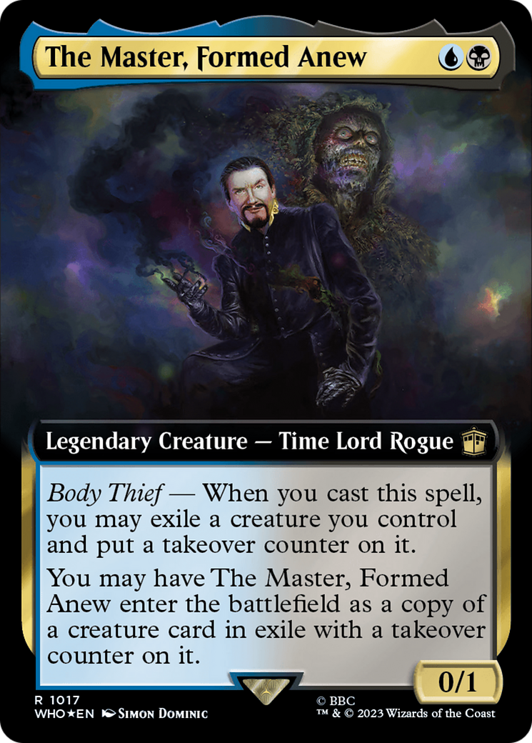 The Master, Formed Anew - Extended Art - Surge Foil [WHO-1017]