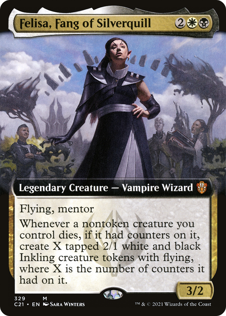 Felisa, Fang of Silverquill - Extended Art [C21-329]