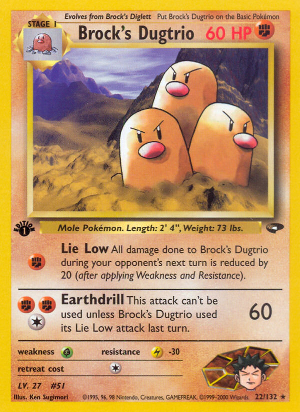 Brock's Dugtrio [GYM2-22]