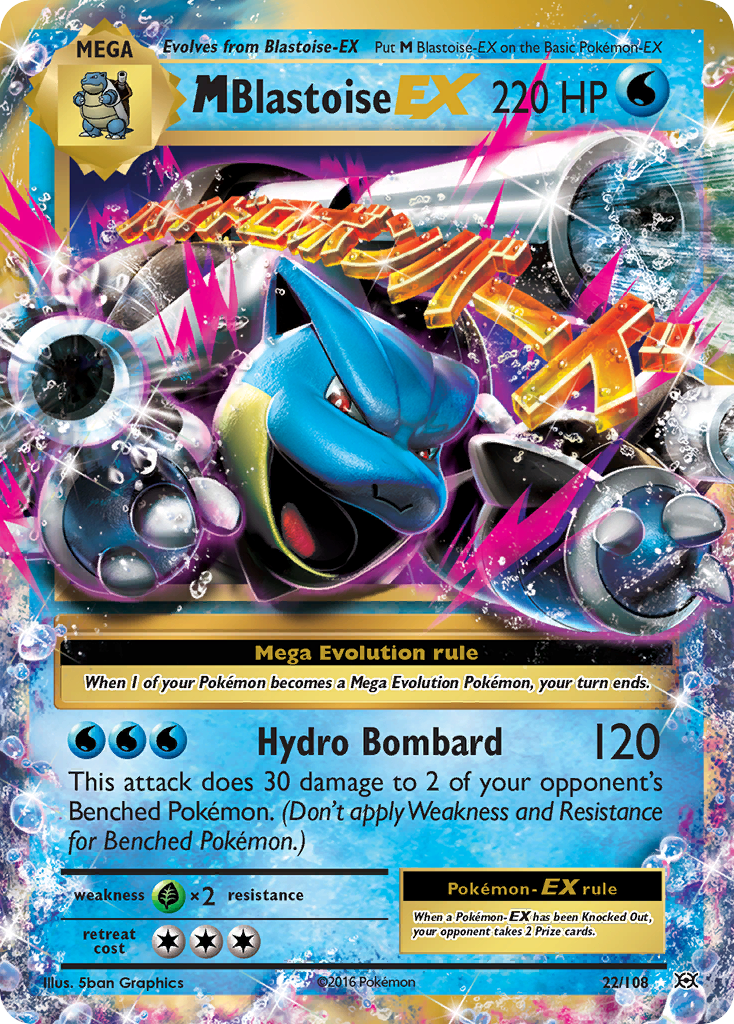 M Blastoise-EX [XY12-22]