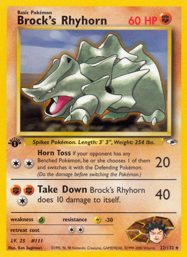 Brock's Rhyhorn [GYM1-22]