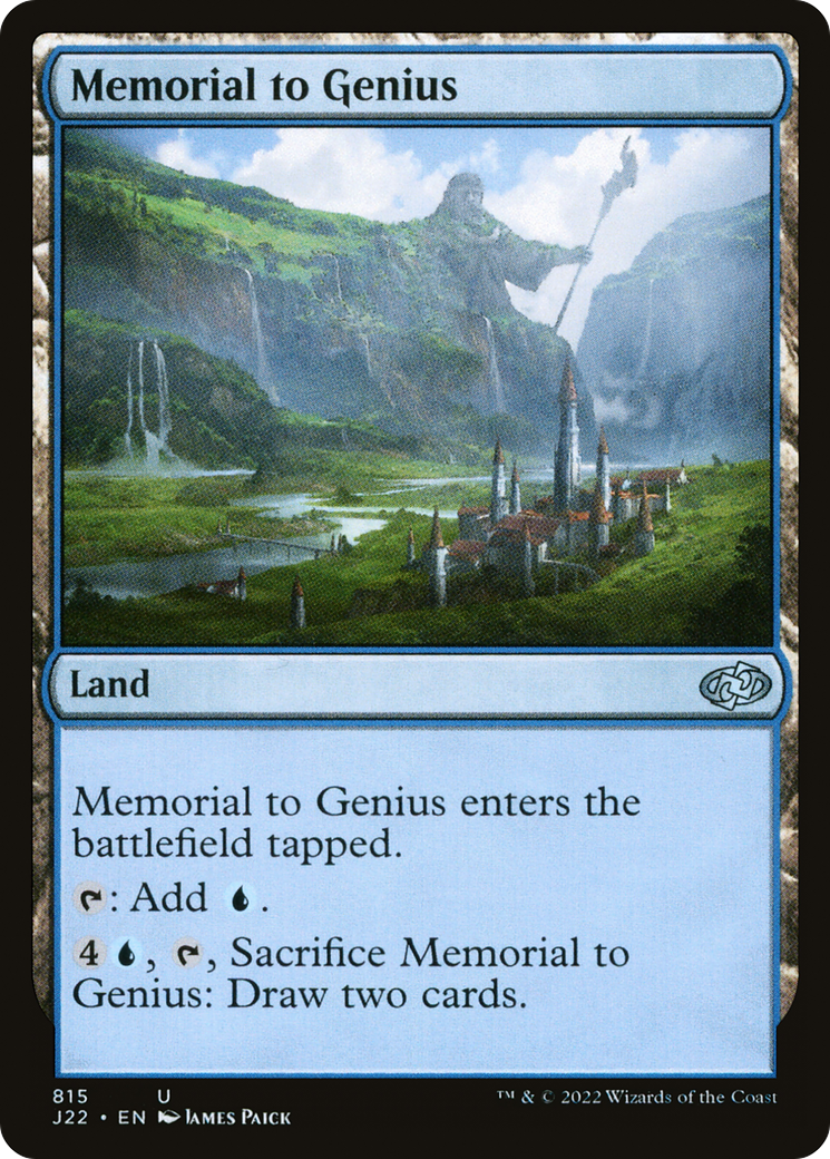 Memorial to Genius [J22-815]