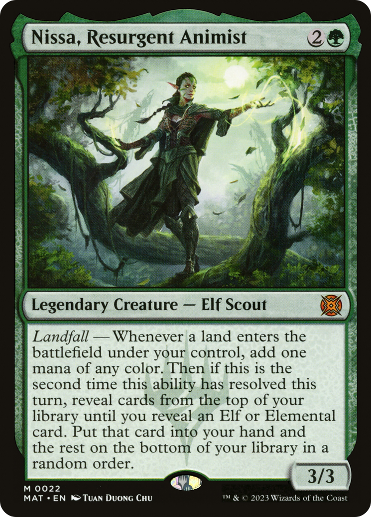 Nissa, Resurgent Animist [MAT-22]