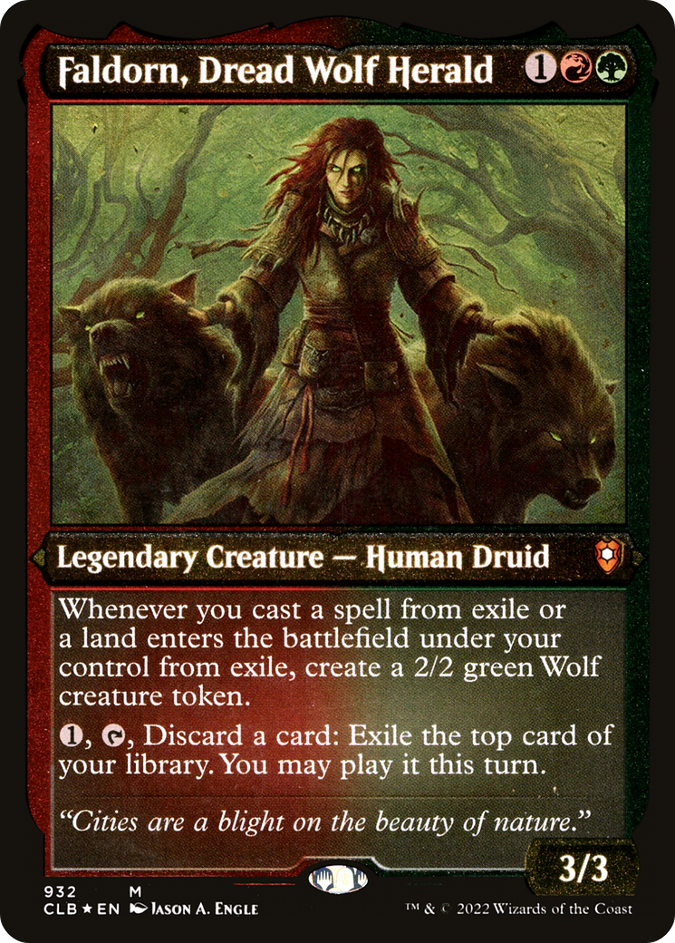 Faldorn, Dread Wolf Herald [CLB-932]