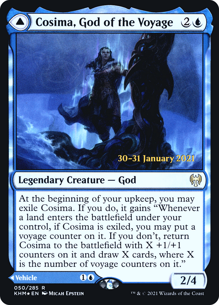 Cosima, God of the Voyage // The Omenkeel - Prerelease Promo [PKHM-50s]