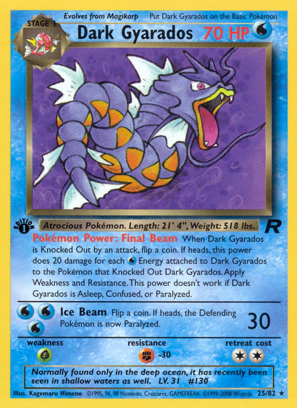 Dark Gyarados [BASE5-25]