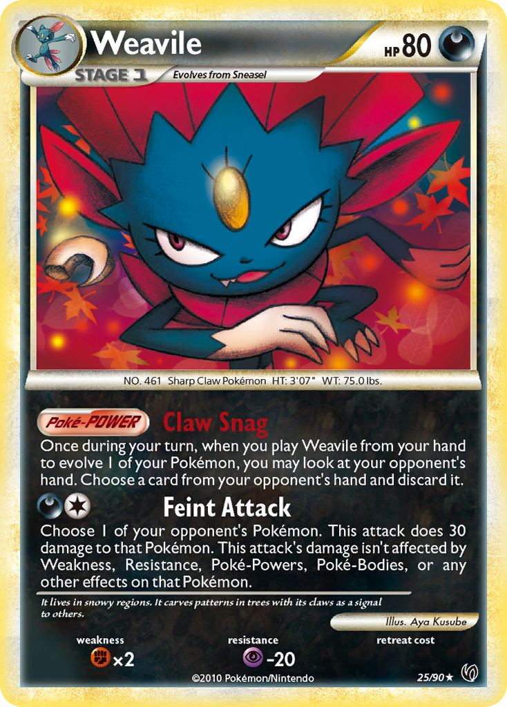 Weavile [HGSS3-25]