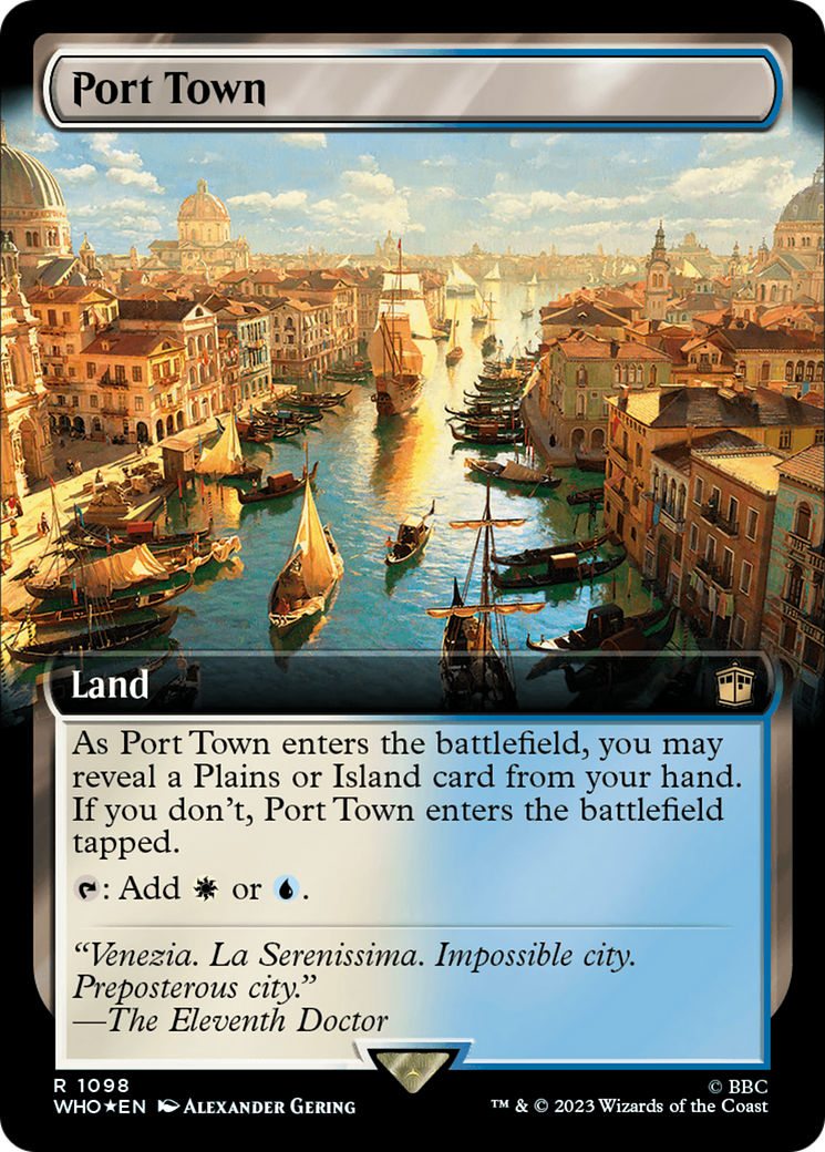 Port Town - Extended Art - Surge Foil [WHO-1098]