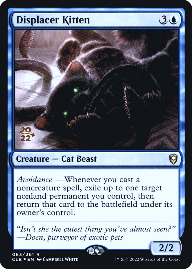 Displacer Kitten - Prerelease Promo [PCLB-63s]