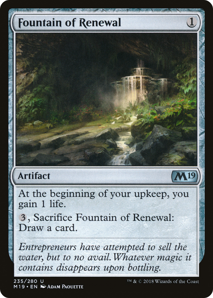 Fountain of Renewal [M19-235]