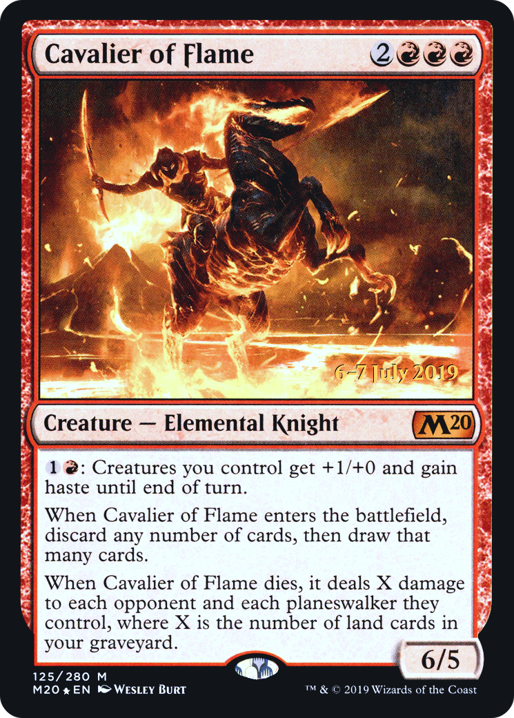 Cavalier of Flame - Prerelease Promo [PM20-125s]